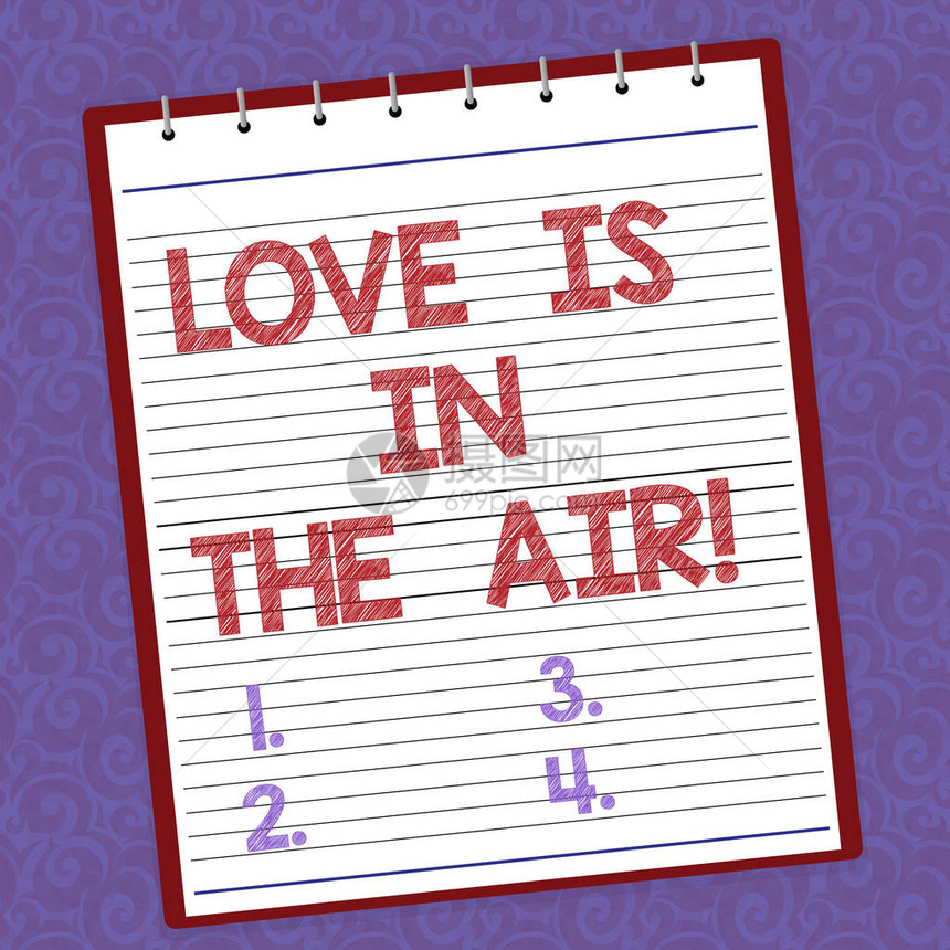 写作爱在空气中的手写文字概念意指罗解分析情感在水印背景上的新情侣关系线状螺旋顶彩图片