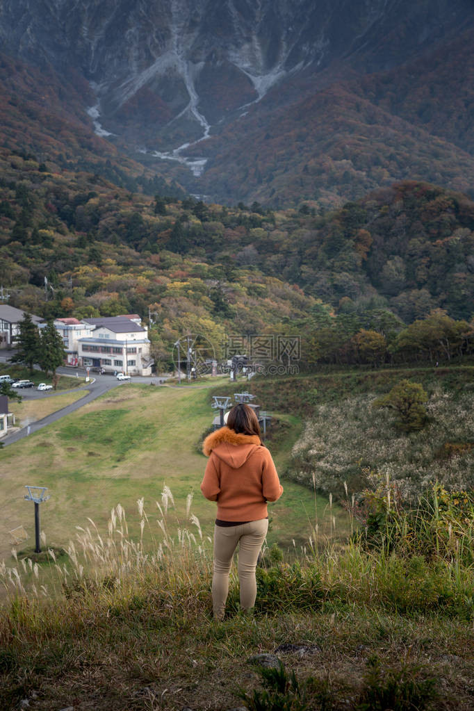 日本秋季公园风光图片