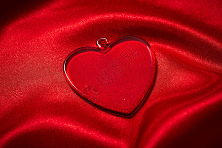 美丽的红装饰心脏为图片