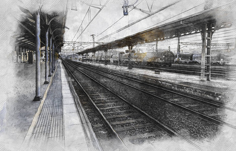 火车站运输火车站的详情公图片