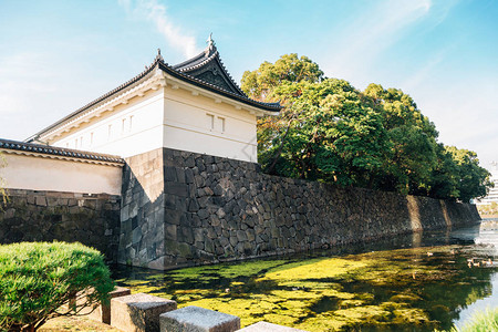 日本东京帝国皇宫历史建图片