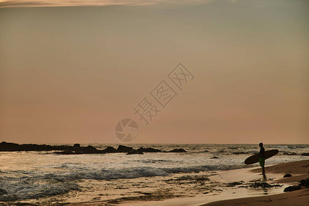 斯里兰卡的Gurubebila海滩图片