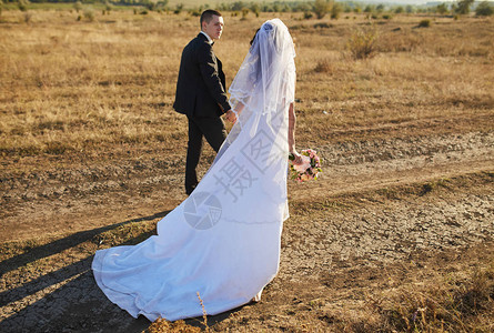 夫妻双方在结婚时穿的婚装图片