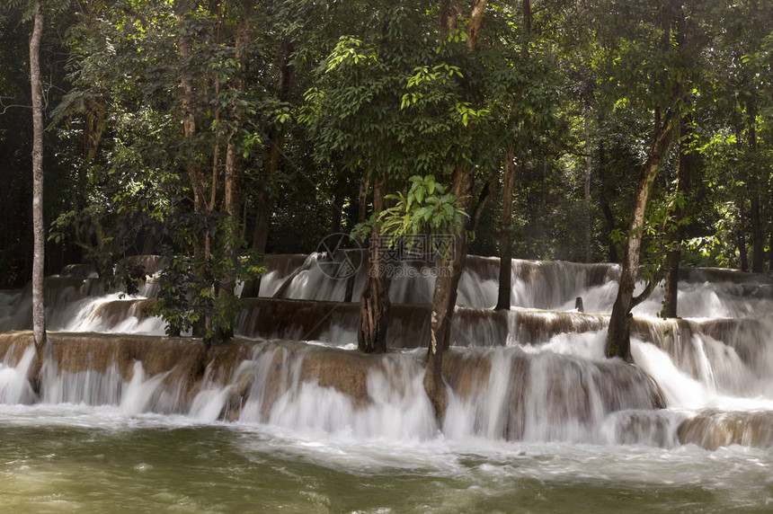 TadSae瀑布老挝图片