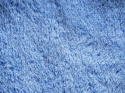 蓝色毛巾纹理背景图片