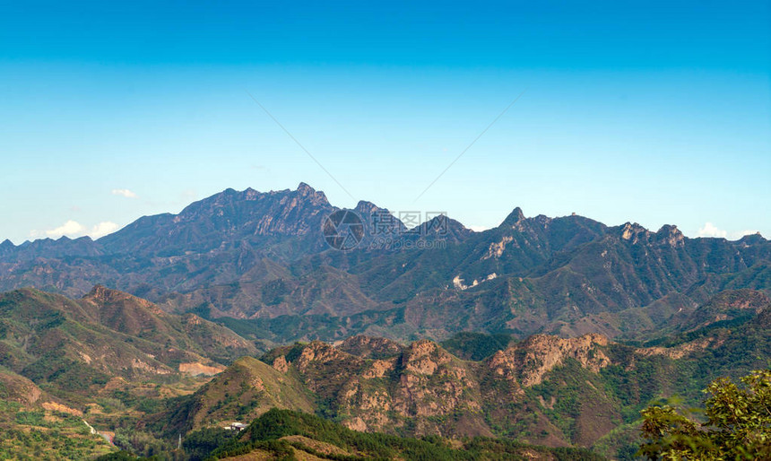 长城位于北京附近的金山林距离很图片