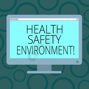 显示健康安全环境的书写笔记商务照片展示工作中的环境保护和安全空白电脑桌面显示器彩色屏幕背景图片