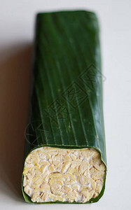 Tempeh是来自印度尼西亚的传统豆类产品由印尼产自图片