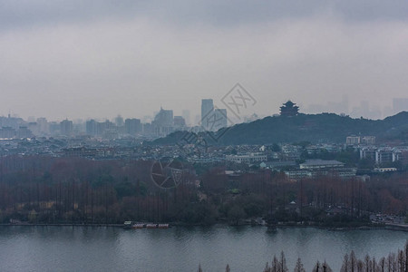 杭州Leifeng塔西湖风景图片