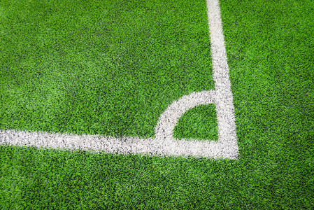 futsal或足球场的绿色草地背景图片
