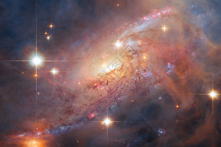 星云星系和恒星组成美丽图片