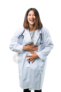 有听诊器的医生女人图片