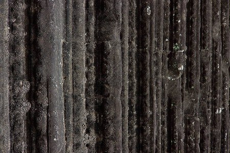古老的深黑灰墙吴哥罗渡寺砂石用图片