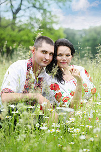 乌克兰式的婚礼上的Gro图片