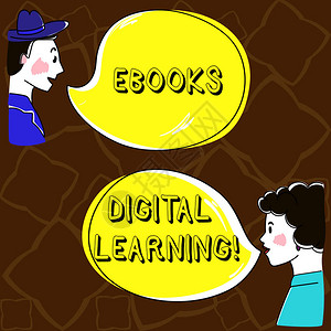 EbookDigalLearning以数字形式提供的书出版商业概念图片