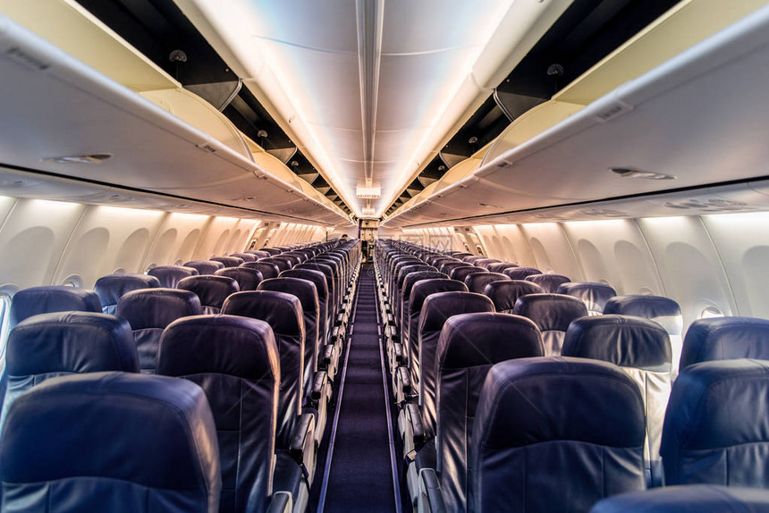 令人叹为观止的飞机美丽的乘客座椅画廊视图图片
