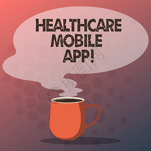 提供健康相关服务的概念照片应用程序杯子照片热咖啡杯图片