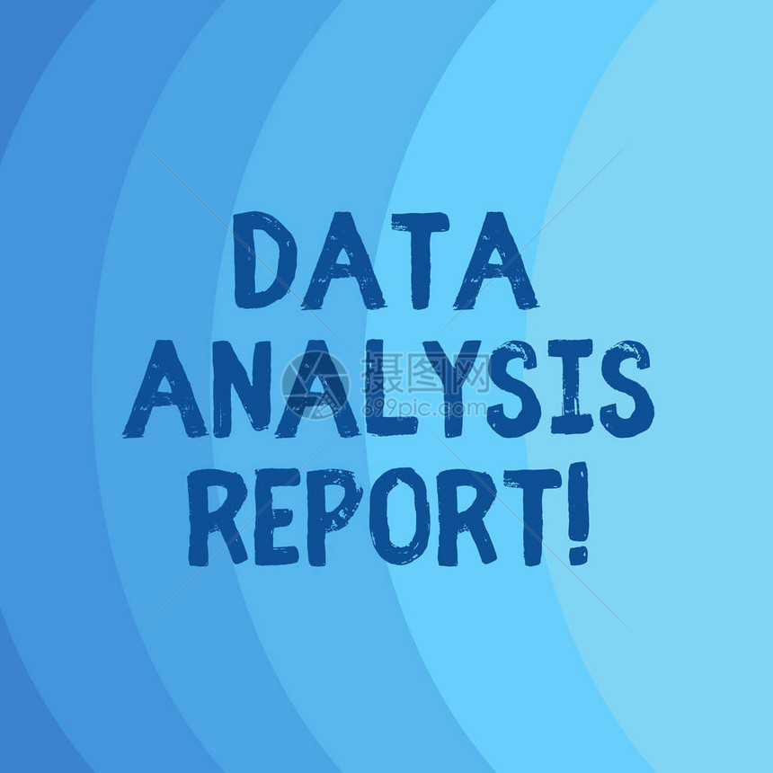 显示数据分析报告的概念手写展示数据评估过程信息的商业照片空白垂直曲图片