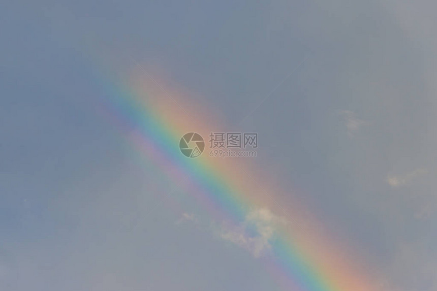 雨后天上的彩虹图片