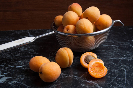 杏子杏儿组合可口叶子高清图片