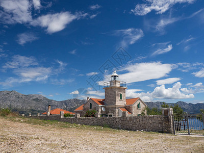 克罗地亚苏库拉伊州赫瓦尔岛由石块制高清图片