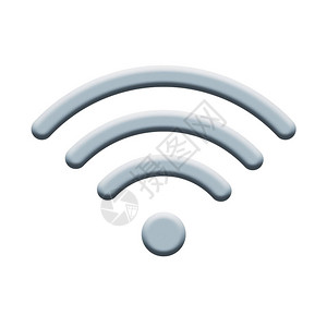 Wifi互联网信号图标Wifi无线技术在Whi图片