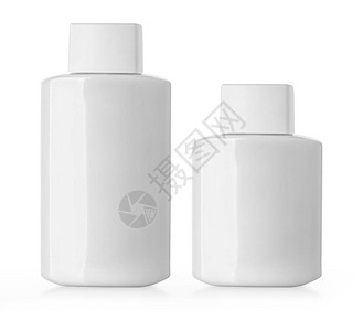 白色化妆品塑料瓶图片