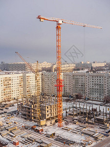 Crane和建筑工程图片
