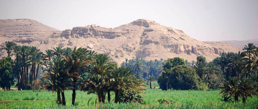 在尼罗河上巡航乡村埃及南部图片