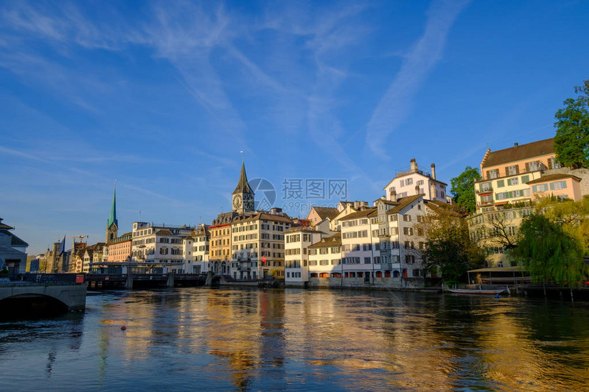 瑞士苏黎世历史中心图片