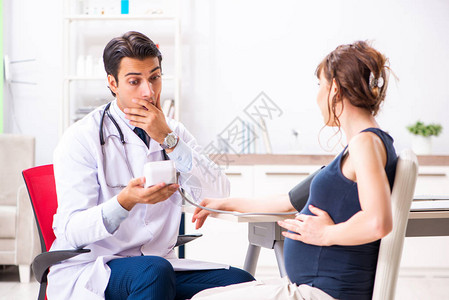 检查怀孕妇女血压的年图片