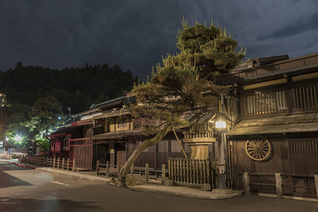 日本历史悠久城镇高图片