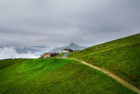 Kitz山顶美丽的高清图片