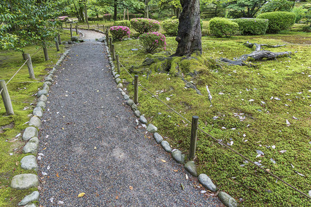 在日本金泽的日本花园金图片