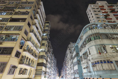香港旧住宅楼图片