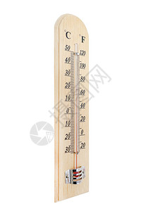 温度计是用木材制成的用于测量室内温度图片