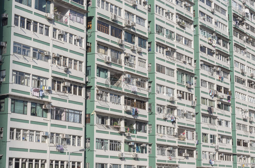 香港城市高层住宅外立面图片