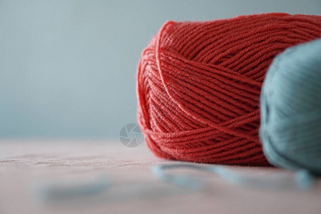 编织缝线球的颜色线条背景图片