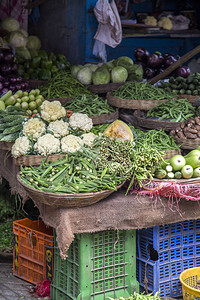 孟买食品摊位图片
