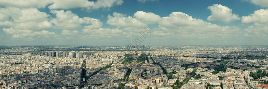 巴黎屋顶观景全与埃菲尔铁图片