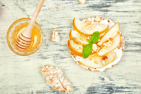 石榴橘子柿子苹果简单的早餐夏季素食主义者图片