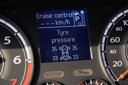 TPMS轮胎压力监测系统监测显示在汽车仪图片
