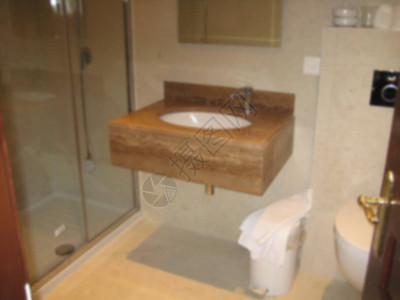 室内设计模糊浴室闭合大理石水槽淋浴图片