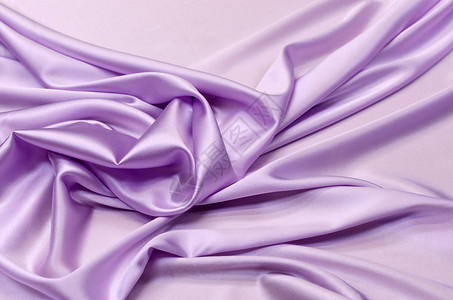 丝绸面料缎面浅紫丁香色图片