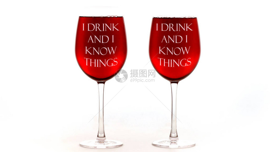 红葡萄酒杯我喝酒我知道的东西文字图片