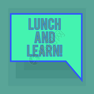 概念手写显示午餐和学习商业照片文本吃饭和学习动机教育学习吃带小圆圈的空白背景图片
