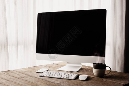 外置硬盘办公室设备在桌面上工背景