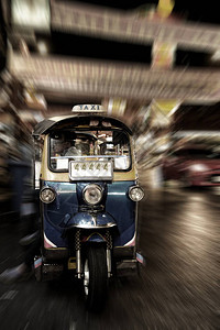 泰国曼谷传统出租车图片