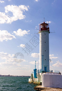 沃龙佐夫灯塔是乌克兰黑海港敖德萨的沿海灯塔图片