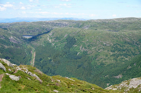 挪威卑尔根山脉图片